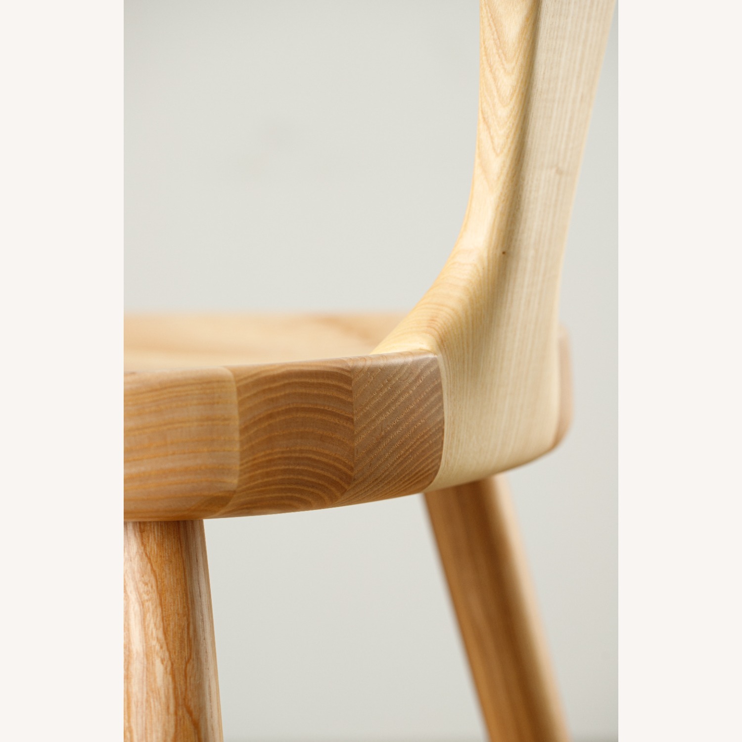 Natural Solid Wood Counter Stool - image-10