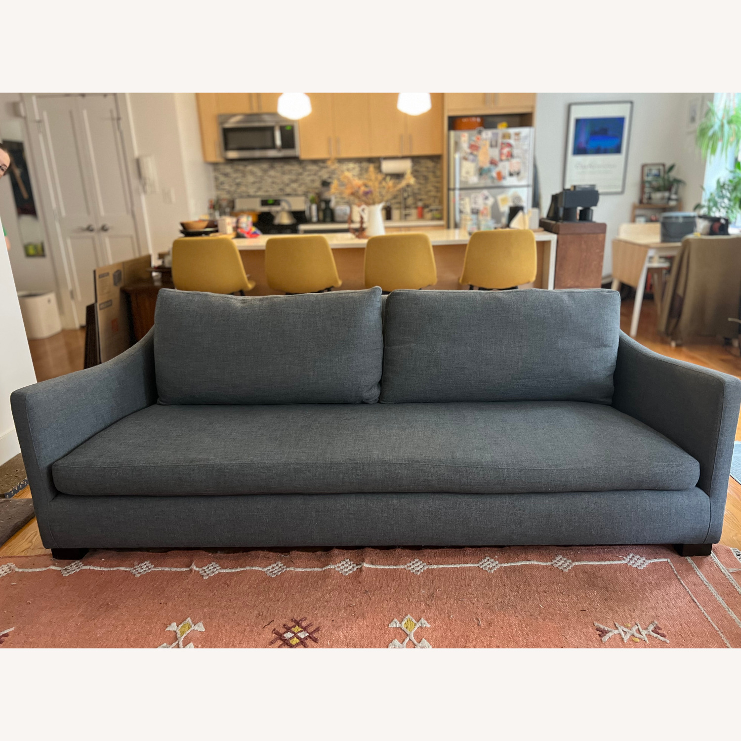 Montauk Sofa Jones Dark Gray Linen 3+ Seater Sofa - image-2