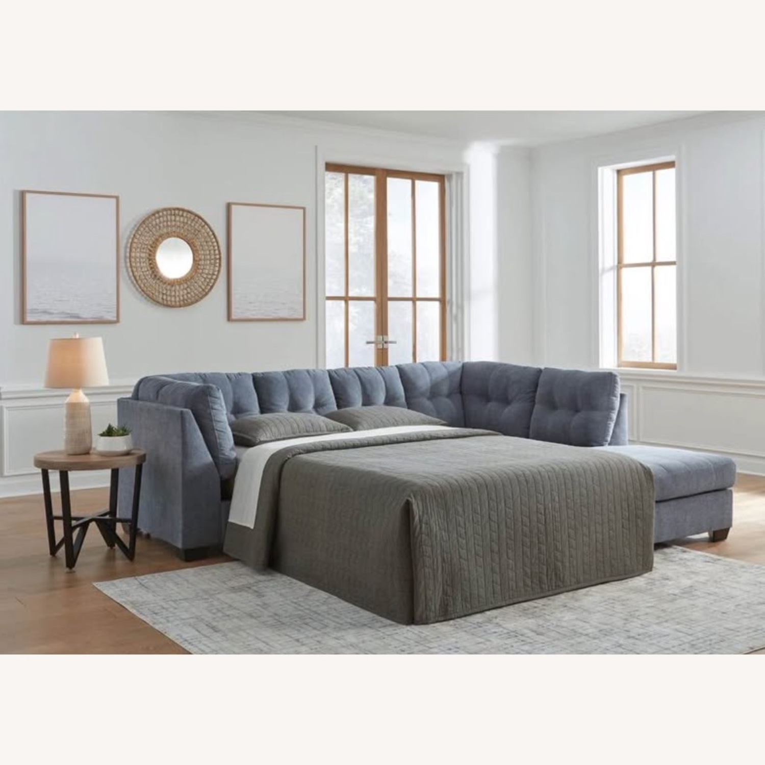 Ashley Furniture Marleton 2-Piece Sleeper Sectional with Chaise - image-1