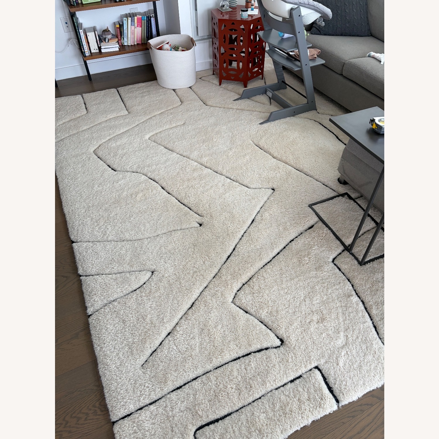 CB2 Wool Myriad Hand Knotted Rug 8' x 10' - image-3