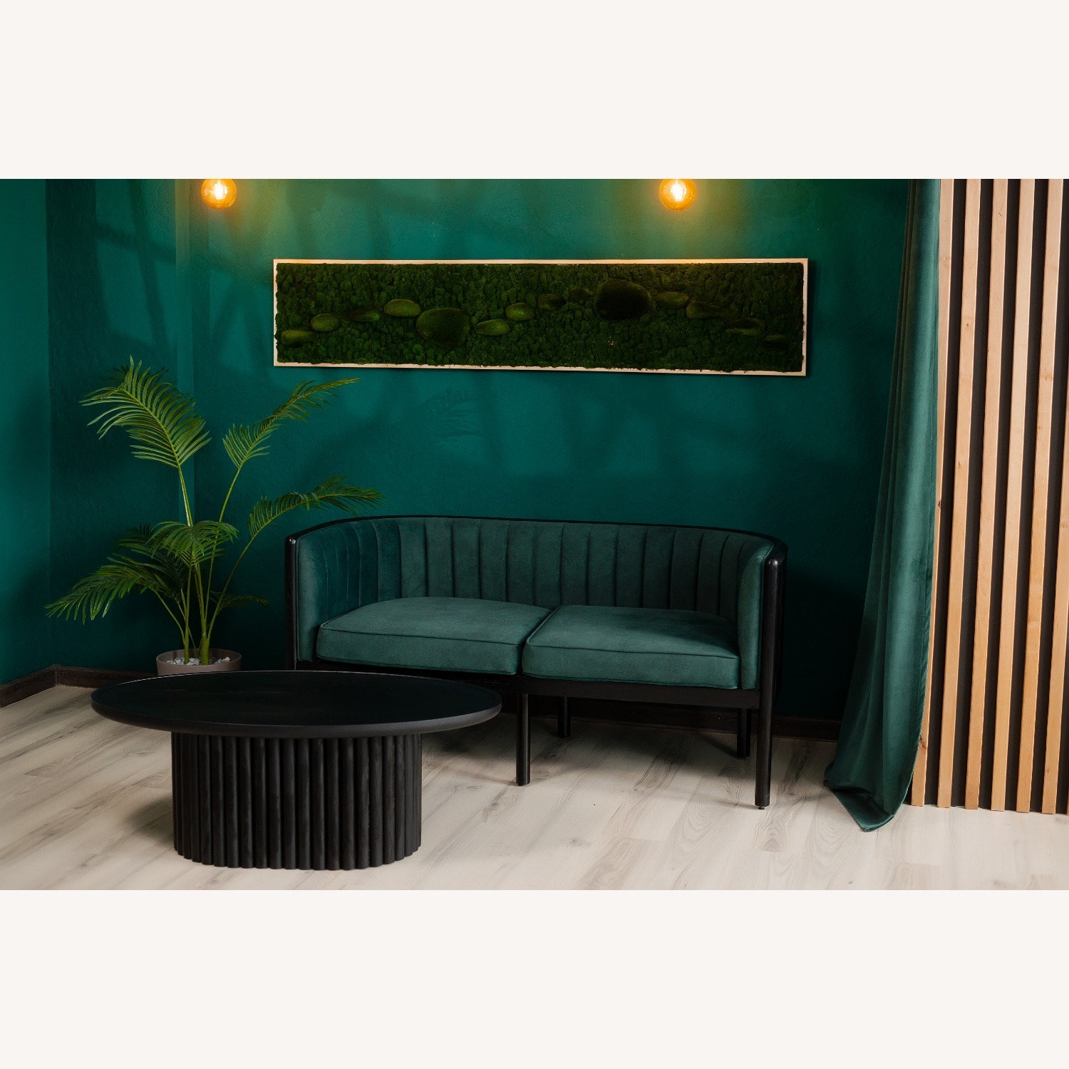 Alton Black Wood Coffee Table - image-11