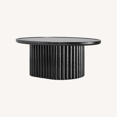 Used Alton Black Wood Coffee Table for sale on AptDeco