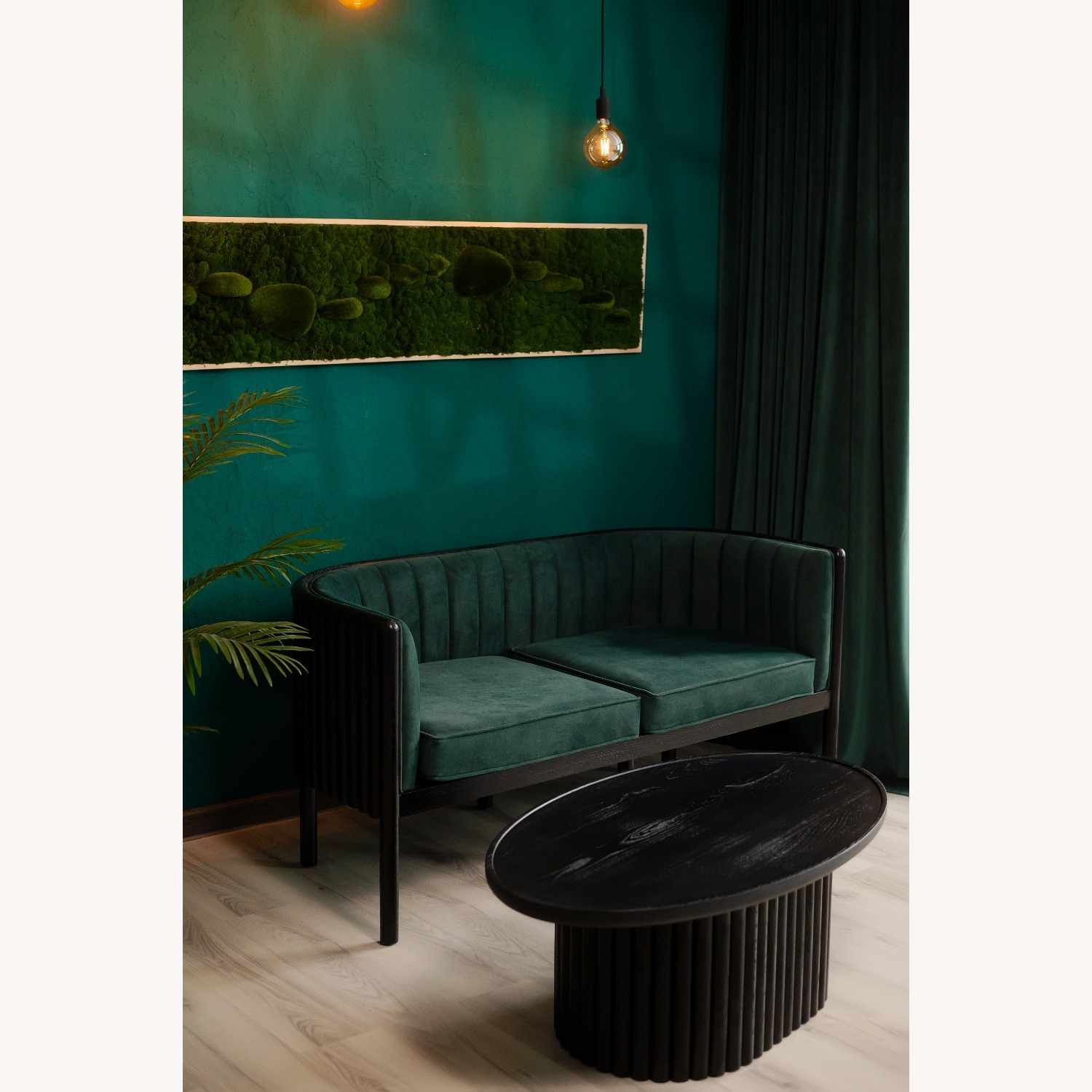 Alton Black Wood Coffee Table - image-10