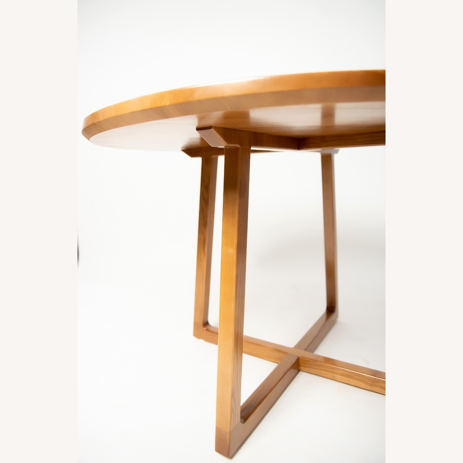 Ellis Light Brown Wood Dining Table - image-4