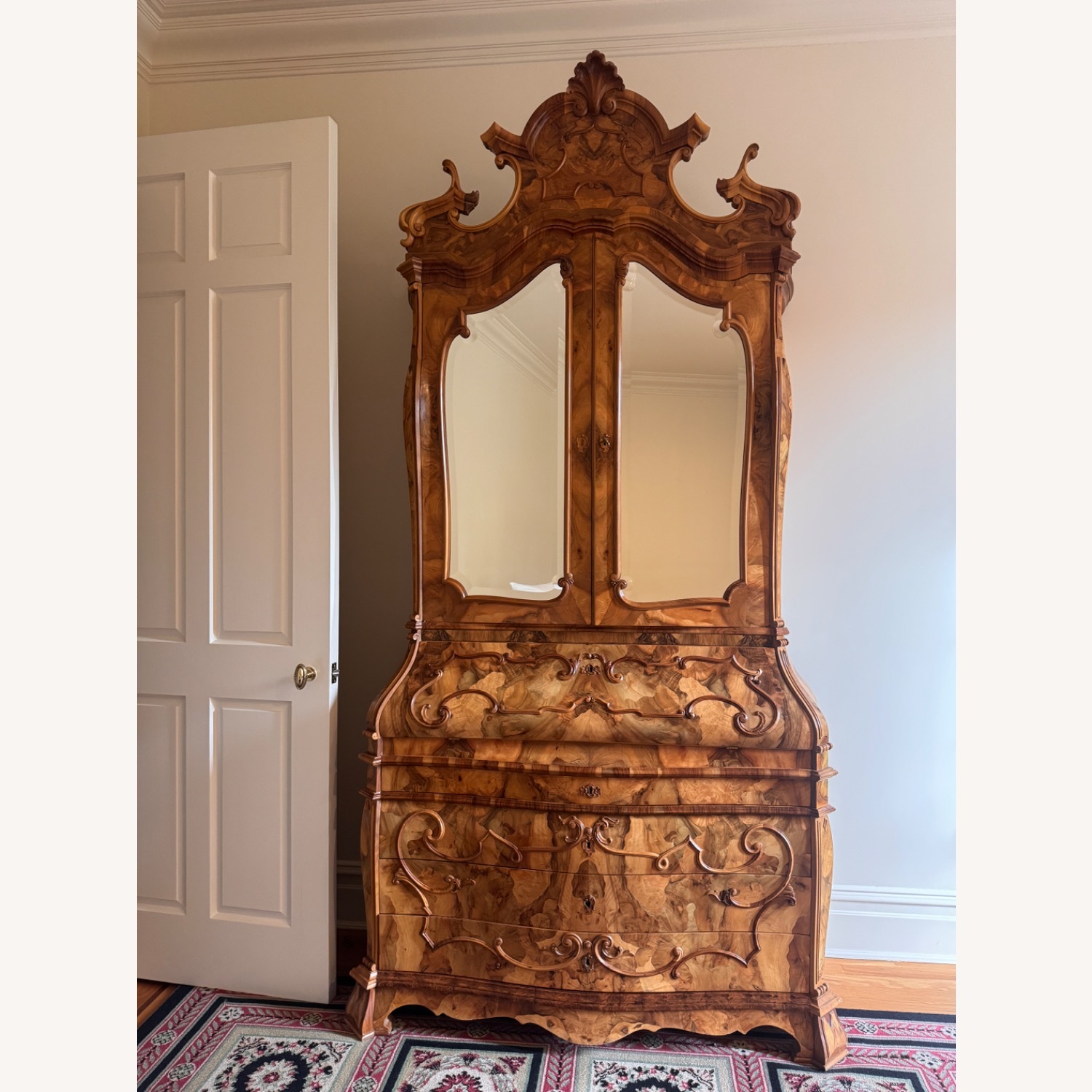 Vintage/Antique Finds Natural Wood Armoire - image-2