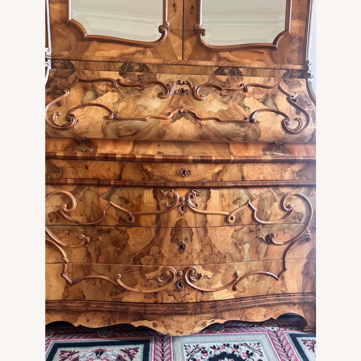 Vintage/Antique Finds Natural Wood Armoire - image-3