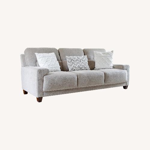 Used La-Z-Boy Draper Light Brown Fabric 3+ Seater Sofa for sale on AptDeco