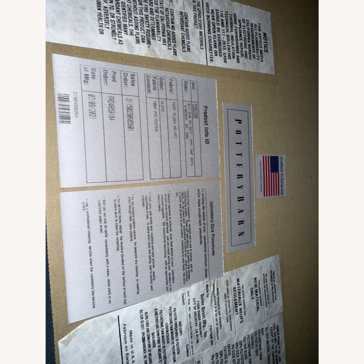 Pottery Barn Big Sur 2 Piece Sectional - image-6