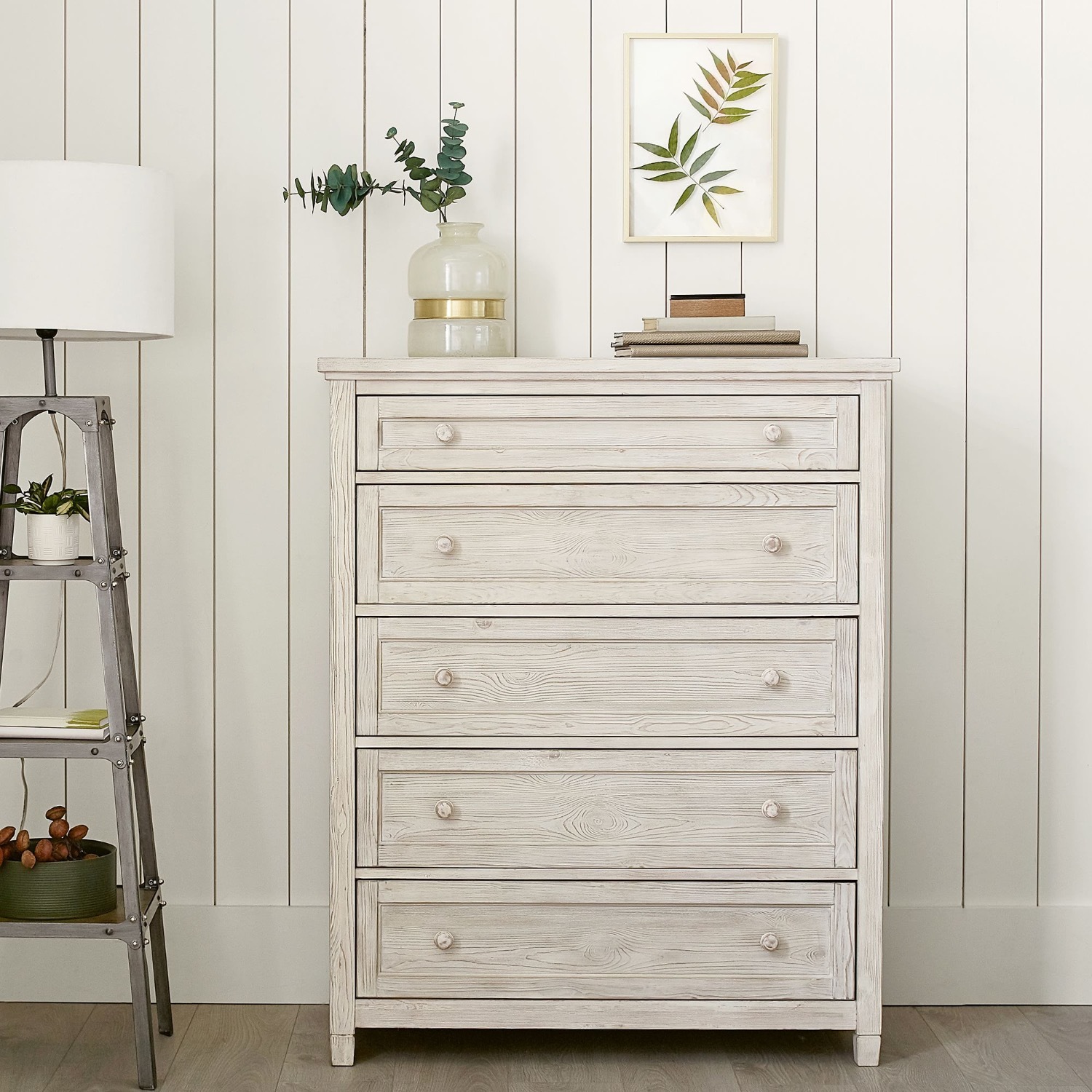Pottery Barn Beadboard Teen 5-Drawer Dresser - image-1