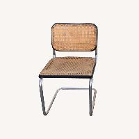 Knoll Cesca Light Brown Wicker Dining Chairs