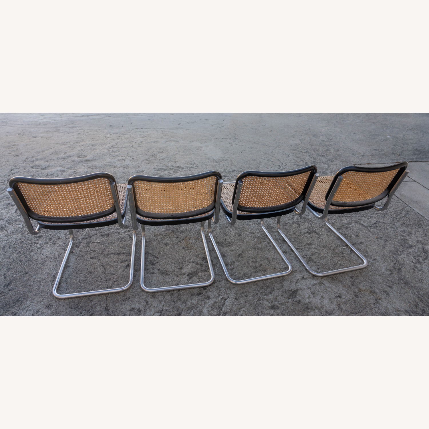 Knoll Cesca Light Brown Wicker Dining Chairs - image-2