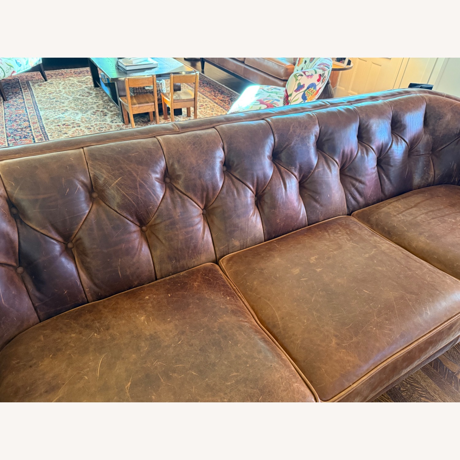 Rejuvenation Monrowe Leather Sofa - image-2