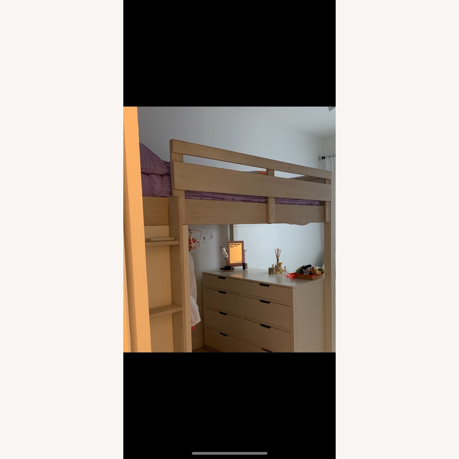 Pottery Barn Teen Rhys White Wood Bunk Bed - image-1