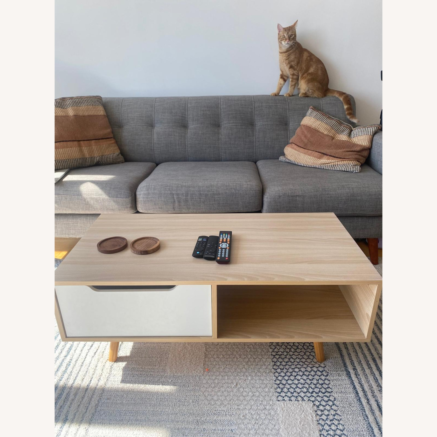 Bob's Discount Bettie Gray 86'' Sofa - image-5