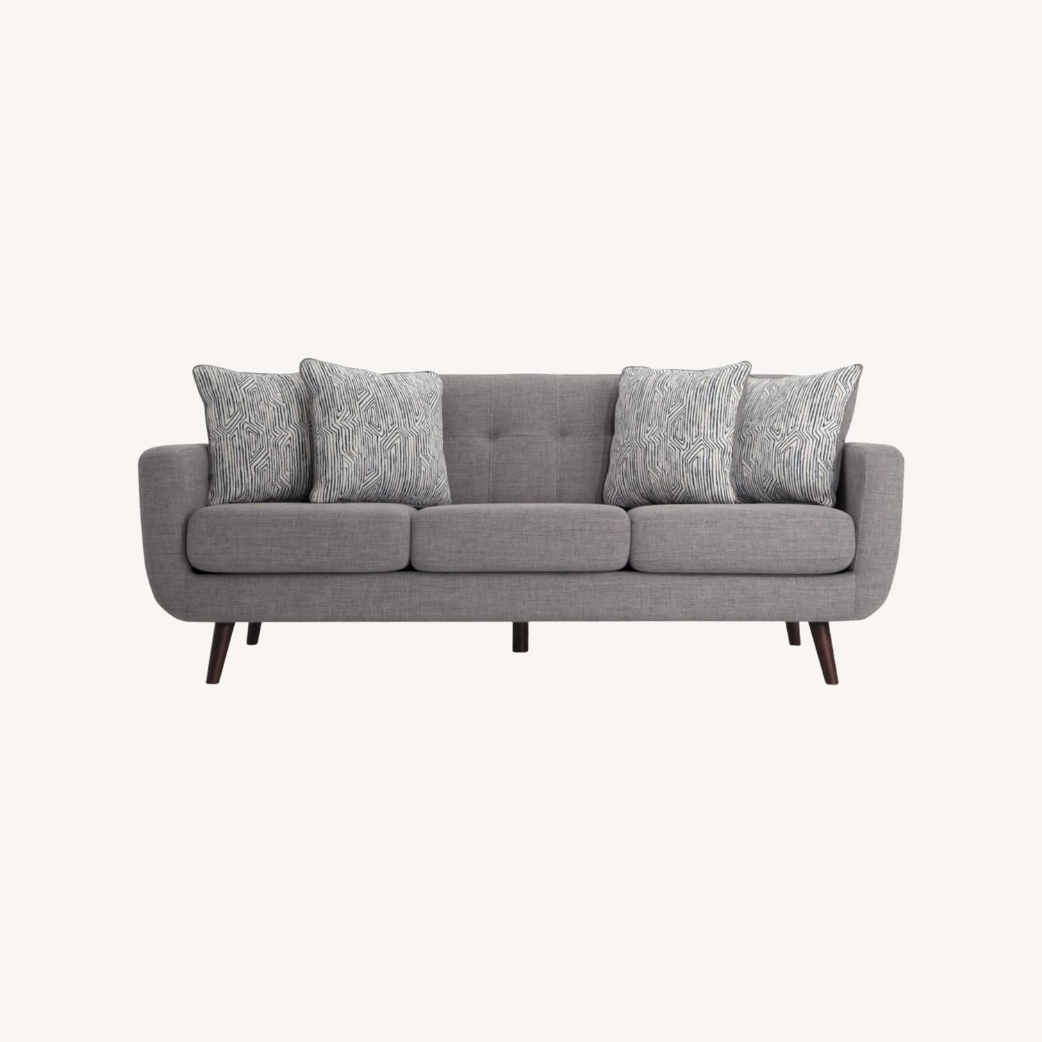 Bob's Discount Bettie Gray 86'' Sofa - image-0