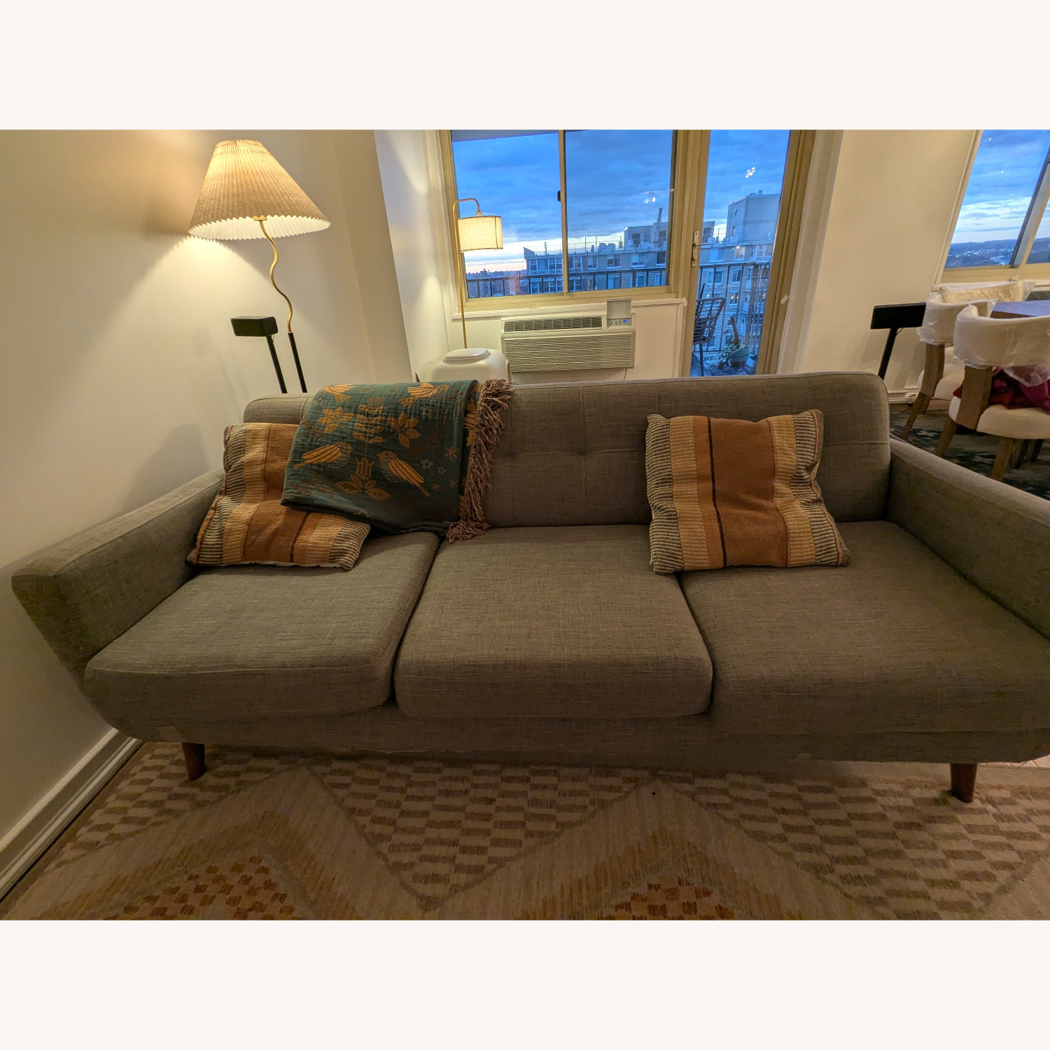 Bob's Discount Bettie Gray 86'' Sofa - image-1