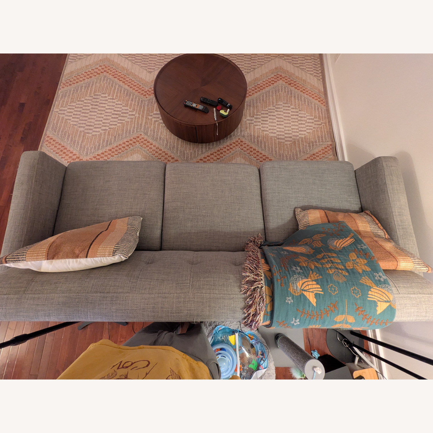 Bob's Discount Bettie Gray 86'' Sofa - image-2