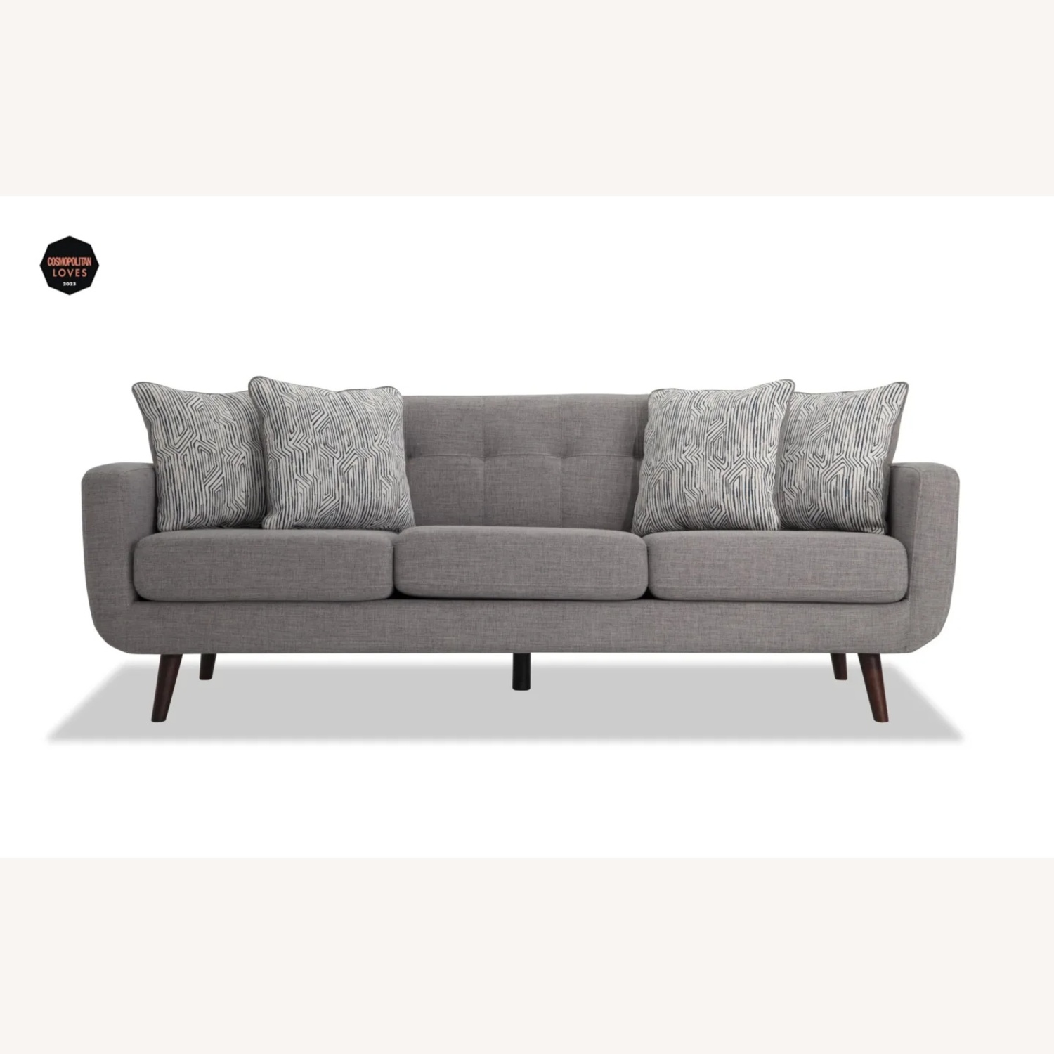 Bob's Discount Bettie Gray 86'' Sofa - image-6