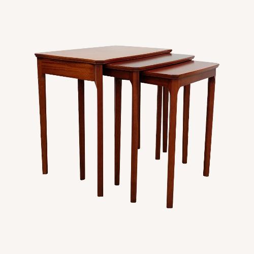 Used Set of Vintage Mid Century McIntosh Nesting Tables for sale on AptDeco