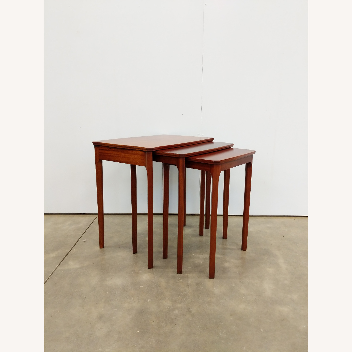 Set of Vintage Mid Century McIntosh Nesting Tables - image-1