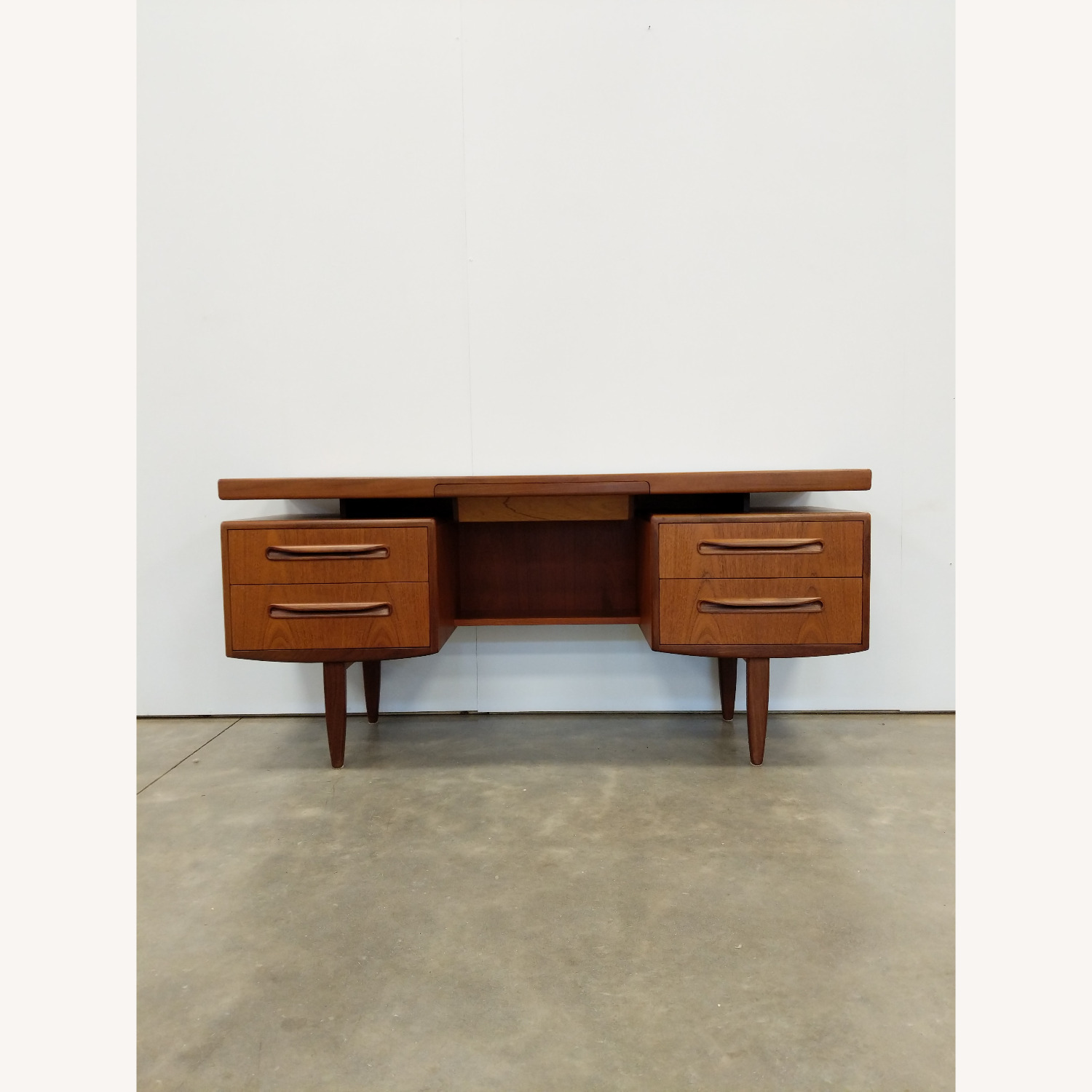 G Plan Vintage Mid Century Modern Teak Desk  - image-1