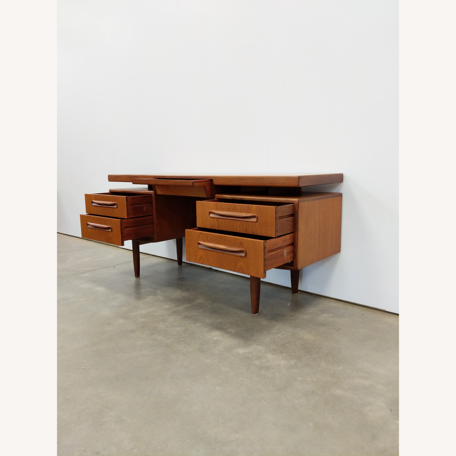 G Plan Vintage Mid Century Modern Teak Desk  - image-3