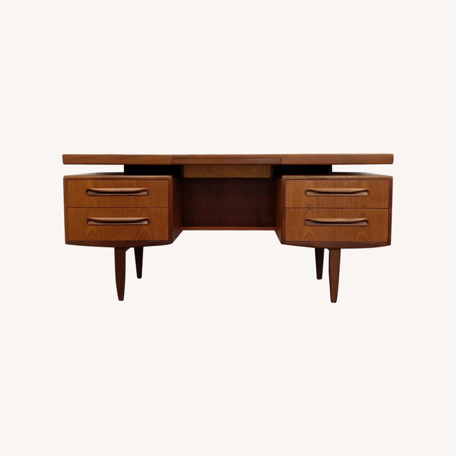 G Plan Vintage Mid Century Modern Teak Desk  - image-0