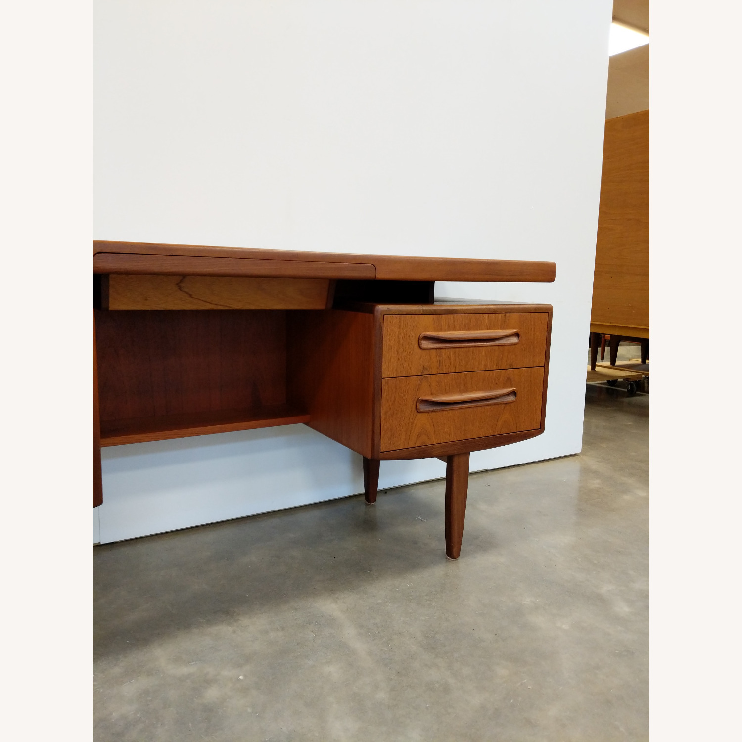 G Plan Vintage Mid Century Modern Teak Desk  - image-6