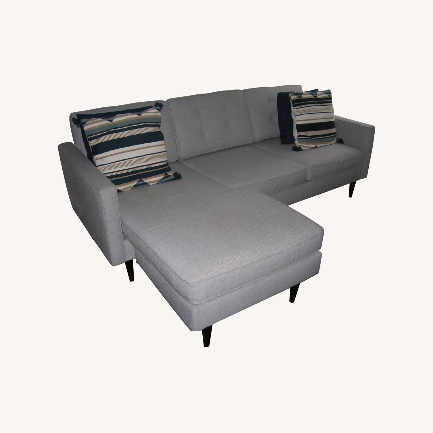 West Elm Drake 2-Piece Reversible Sofa 86" - image-4