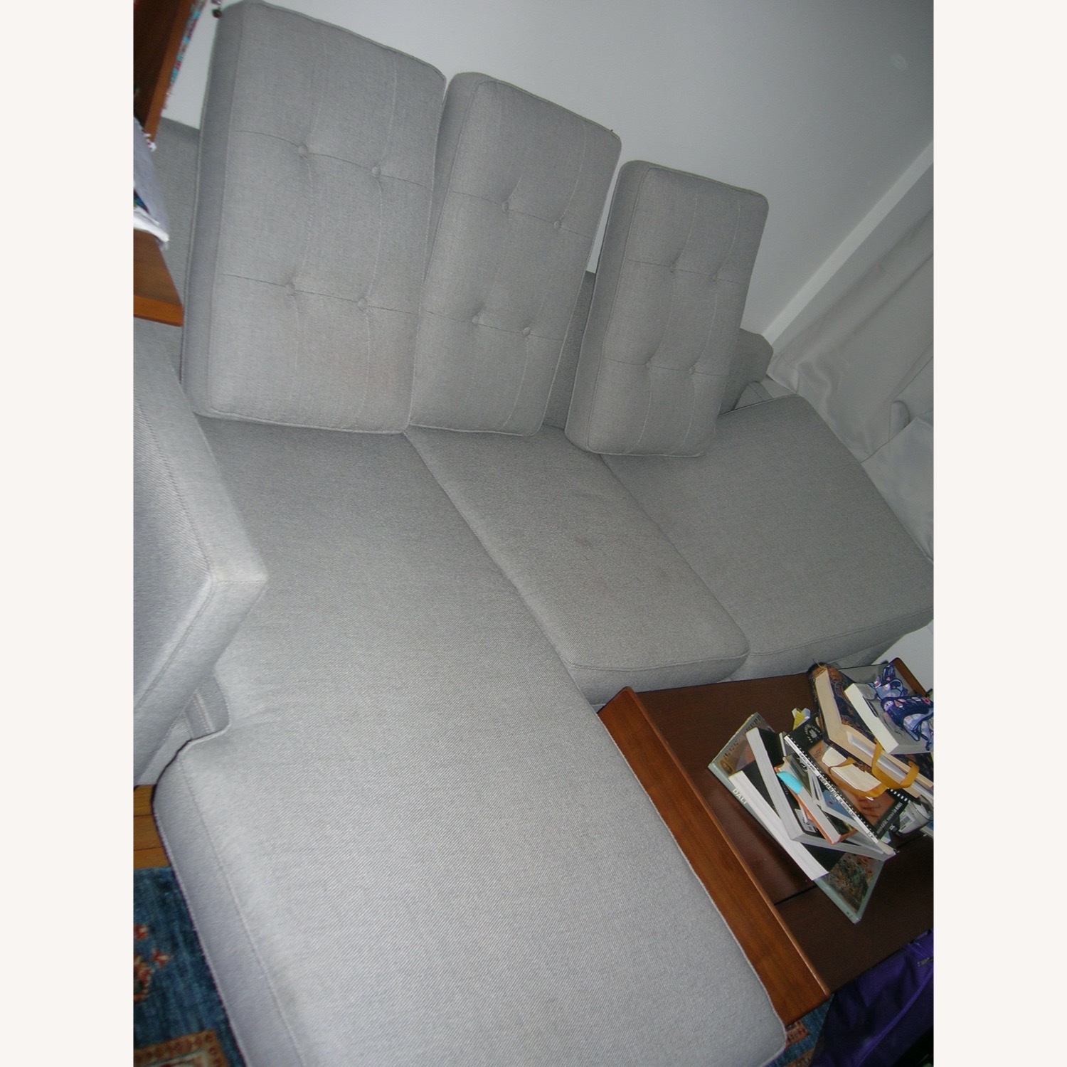 West Elm Drake 2-Piece Reversible Sofa 86" - image-8