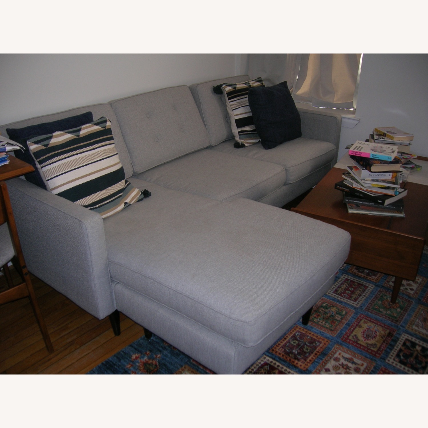 West Elm Drake 2-Piece Reversible Sofa 86" - image-3