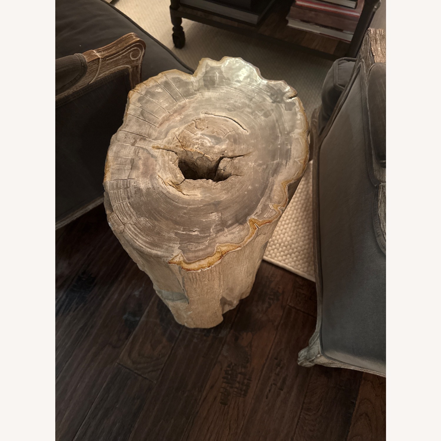 ABC Carpet and Home Petrified Light Gray Side Table - image-5