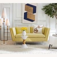 Jonathan Adler Sebastian Citr Velvet Apartment Sofa