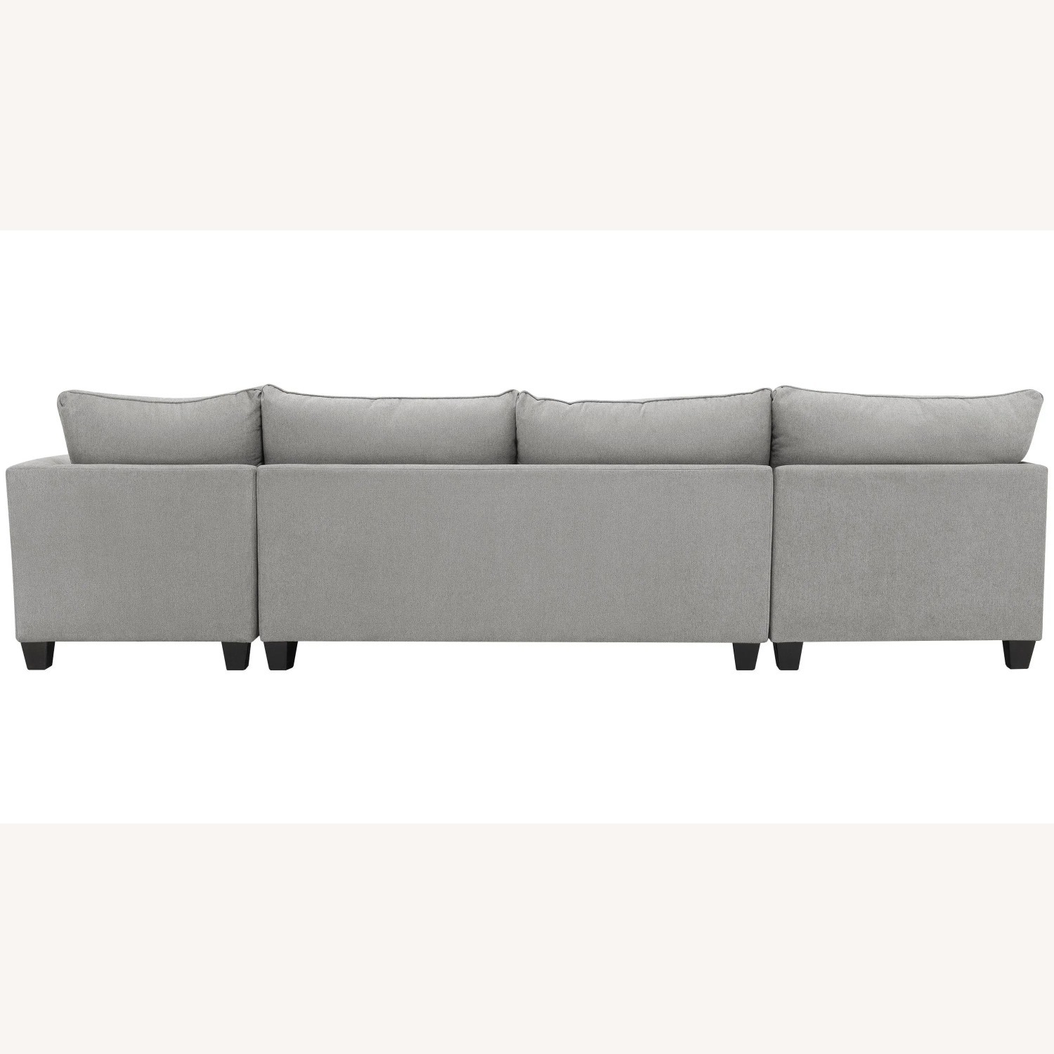 Raymour & Flanigan Light Gray 3+ Piece Sectional - image-5