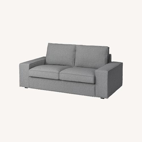Used IKEA Light Gray Fabric 2 Seater Sofa for sale on AptDeco