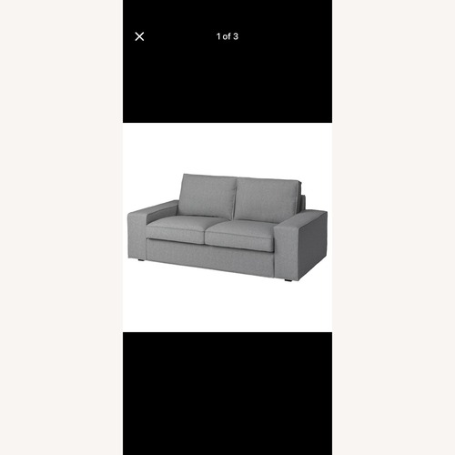 Used IKEA Light Gray Fabric 2 Seater Sofa for sale on AptDeco