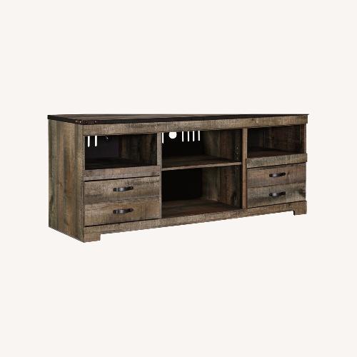 Used Ashley Furniture Dark Brown Media Storage for sale on AptDeco