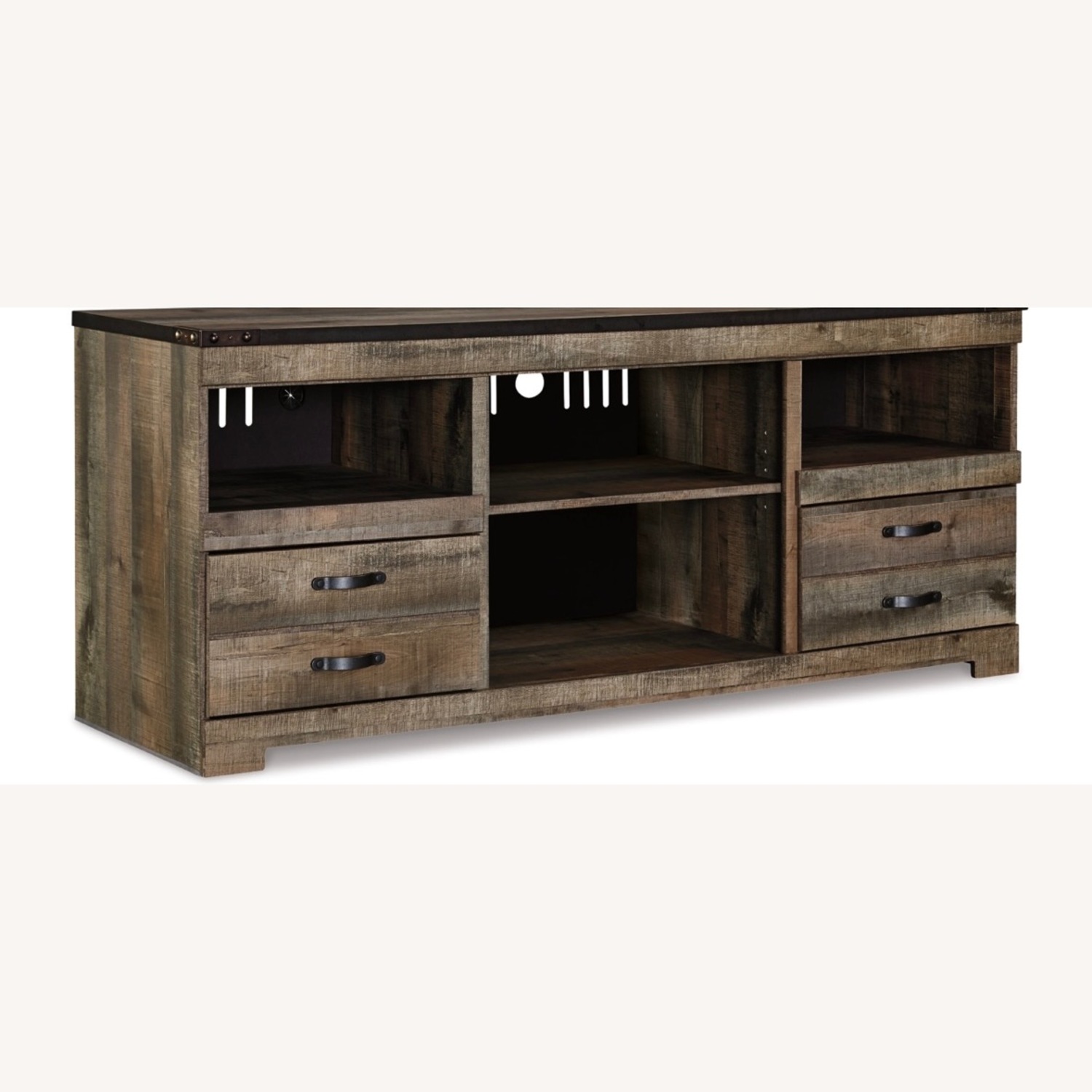 Ashley Furniture Dark Brown Media Storage - image-1