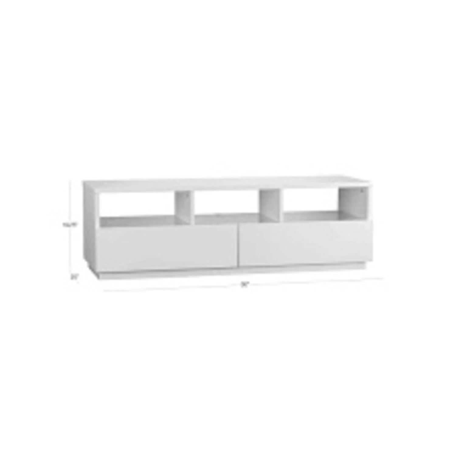 CB2 Chill White Media Storage - image-6