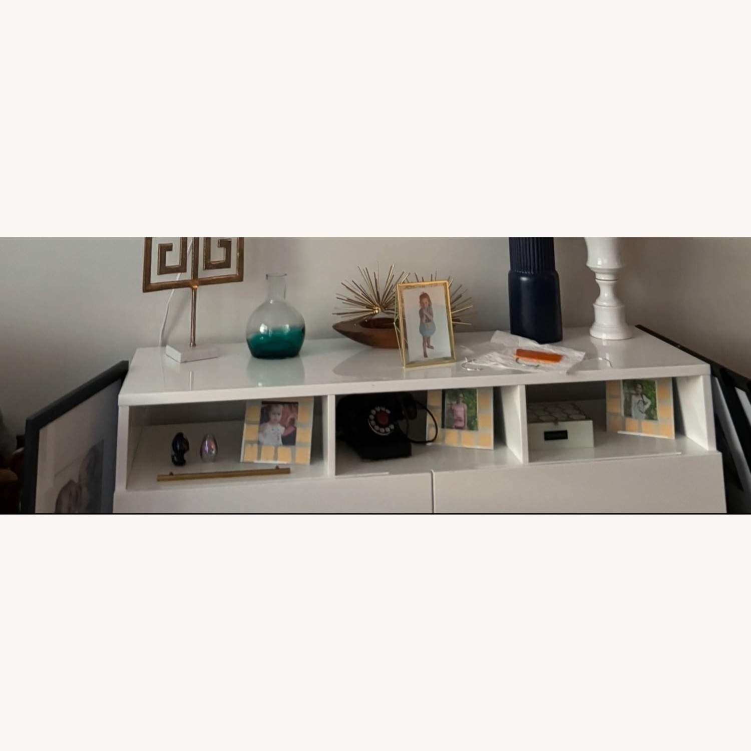 CB2 Chill White Media Storage - image-1