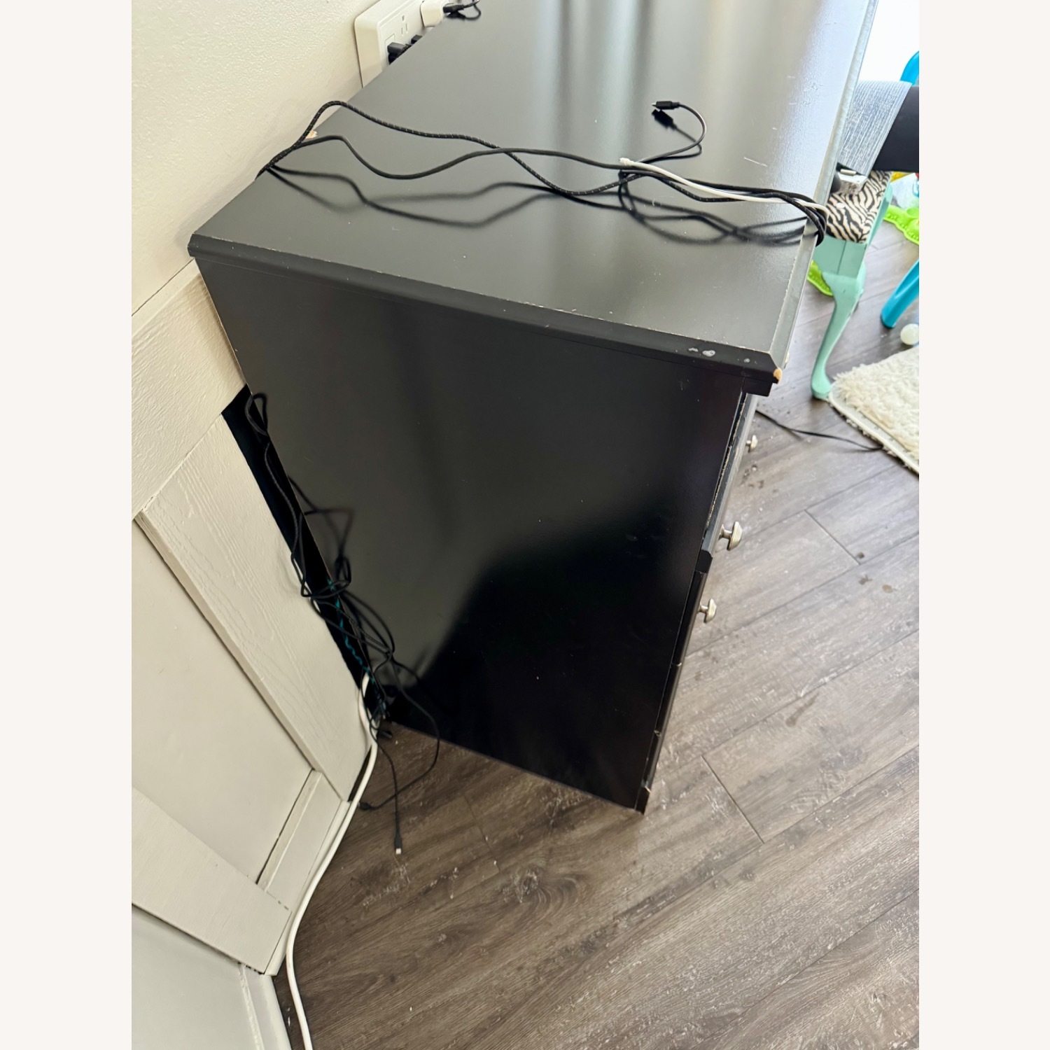 Ashley Furniture Black Wood Media Storage - image-2