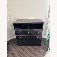 Ashley Furniture Black Wood Media Storage
