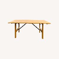 Danish Modern Beechwood Dining Table Haslev 