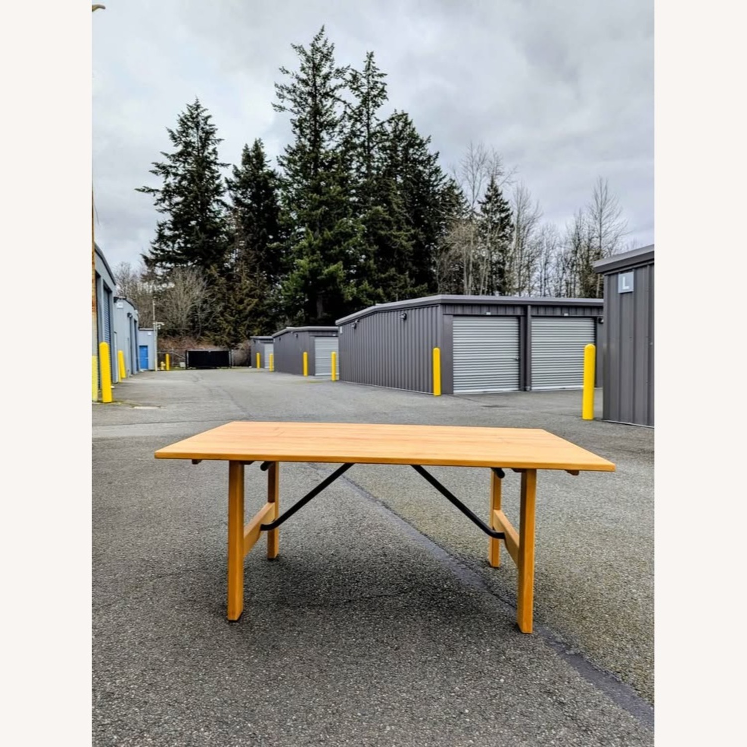 Danish Modern Beechwood Dining Table Haslev  - image-2