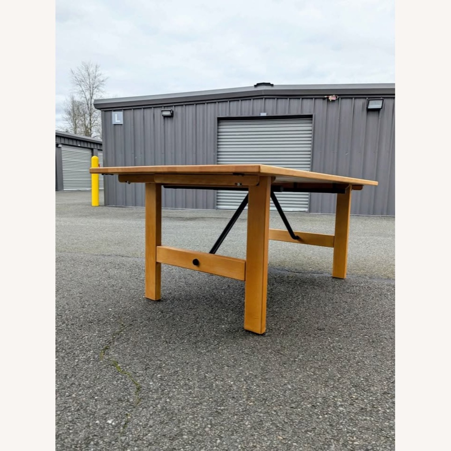 Danish Modern Beechwood Dining Table Haslev  - image-4