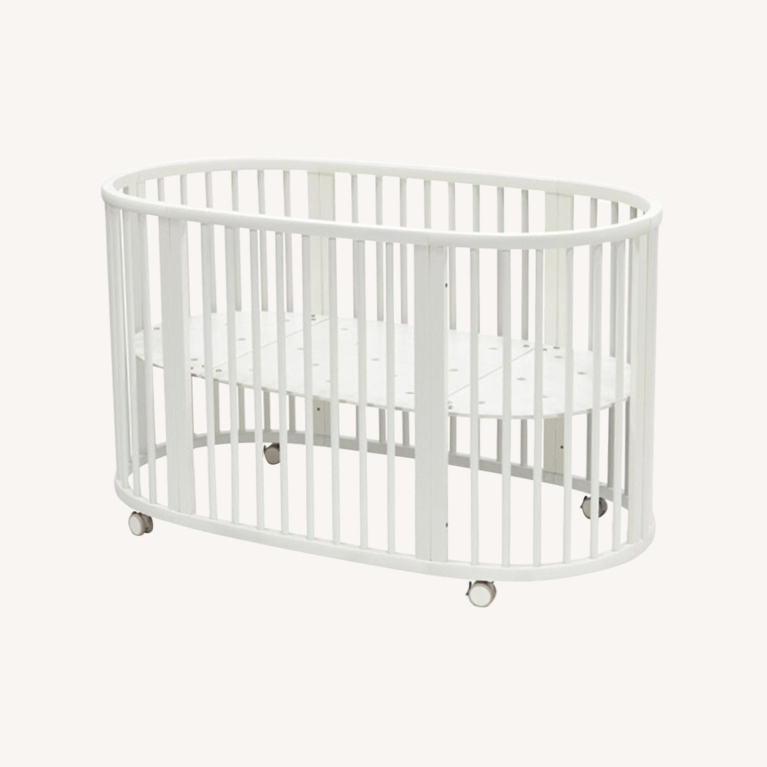 Stokke Sleepi White Wood Crib - image-0