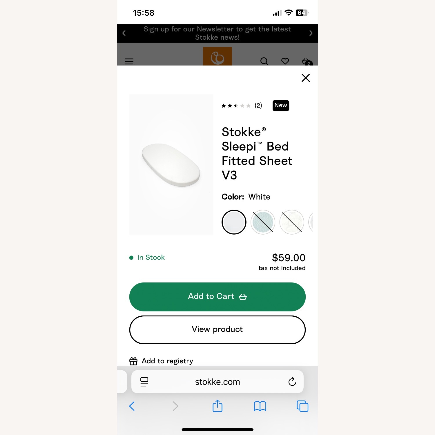 Stokke Sleepi White Wood Crib - image-11