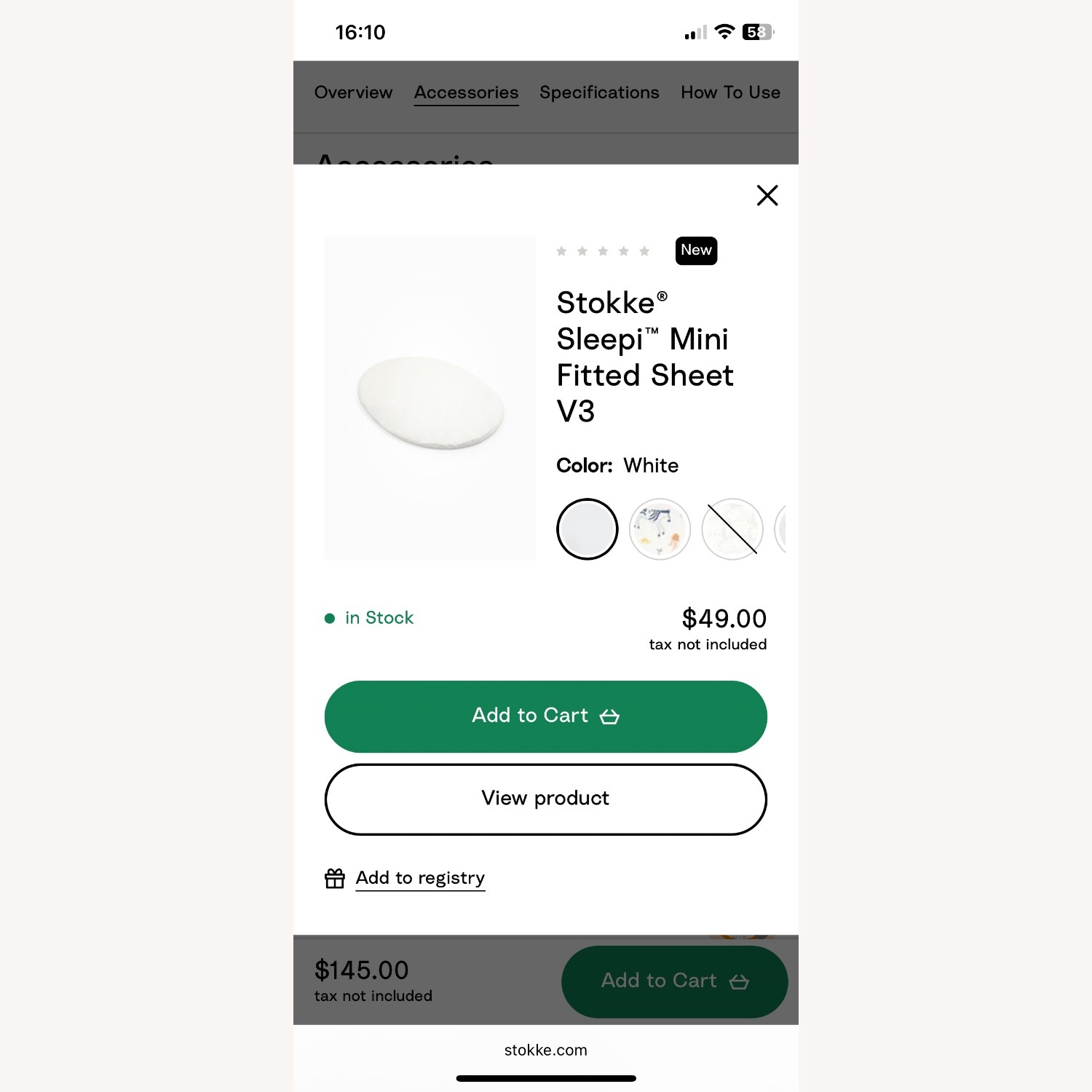 Stokke Sleepi White Wood Crib - image-15