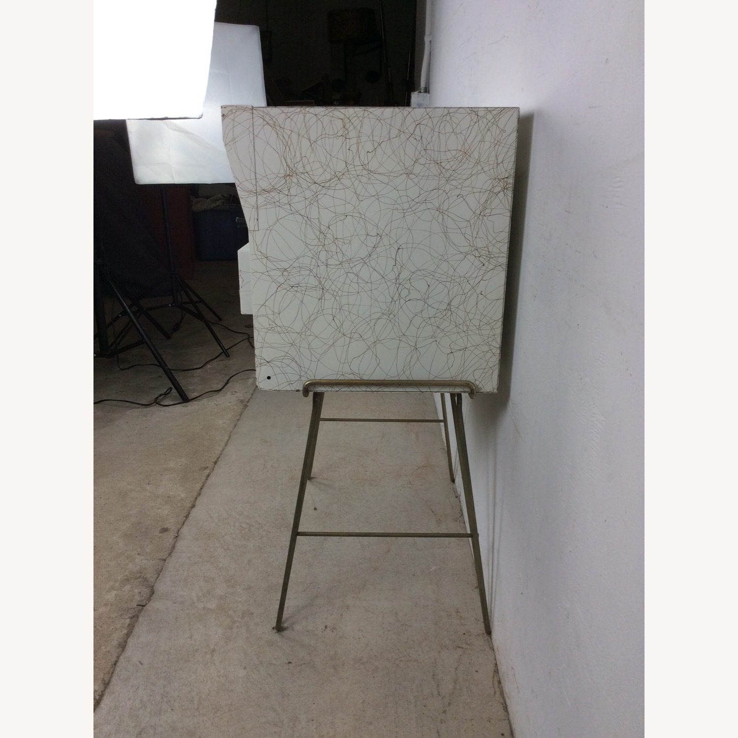 Mid Century White Newspaper Vending Machine - image-6