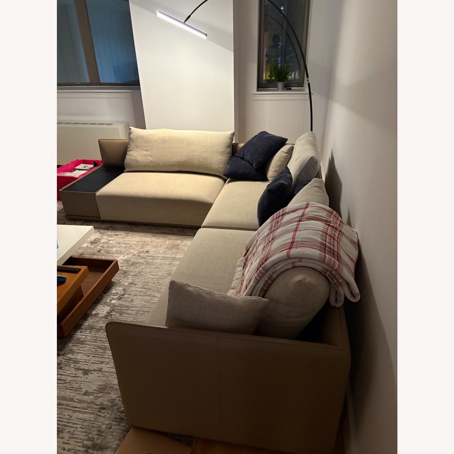 Camerich Light Gray Fabric 3+ Piece Sectional - image-2